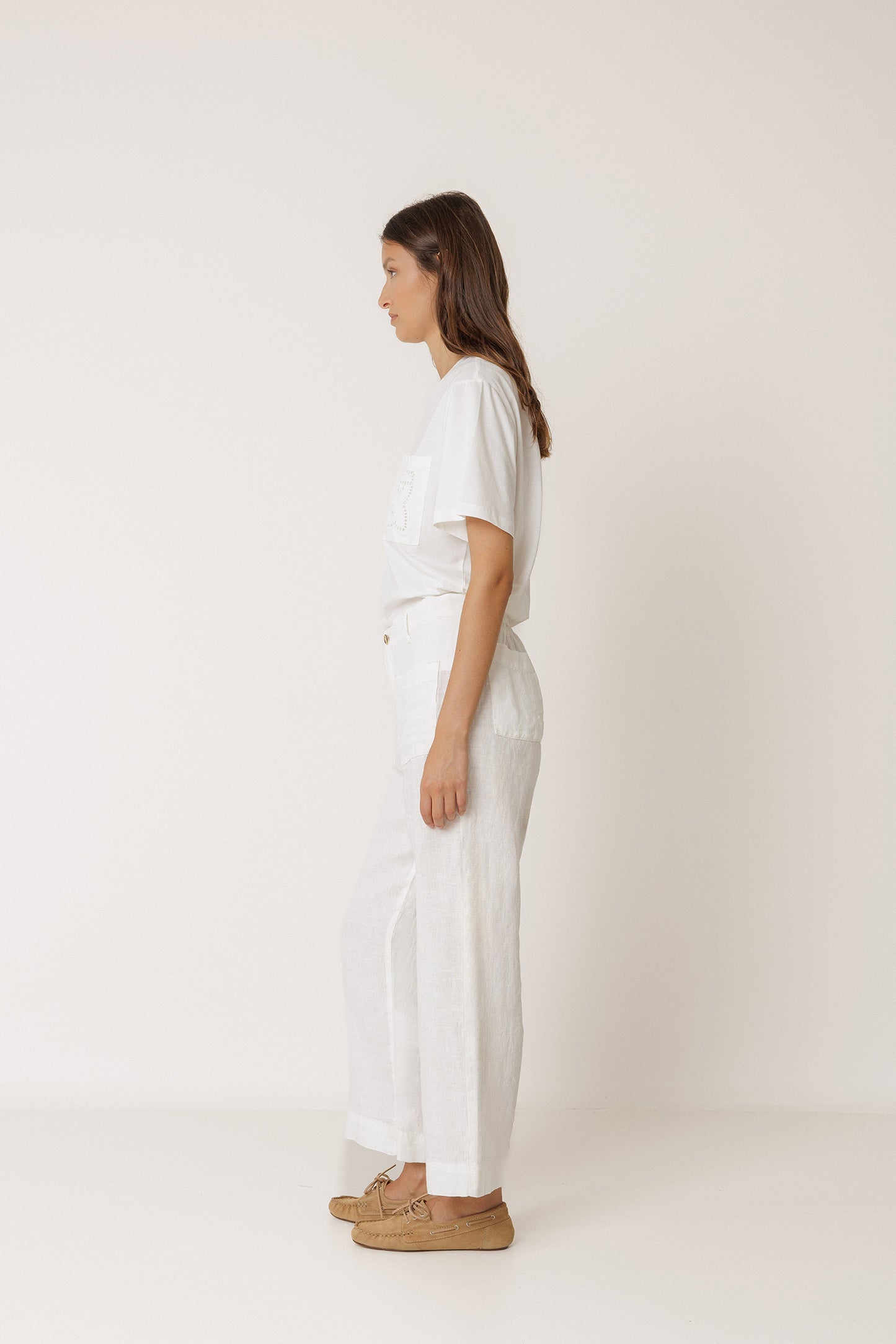 PANTALON FLUIDE EN LIN