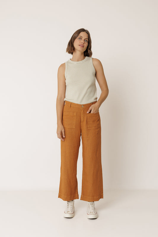 PANTALON FLUIDE EN LIN 3