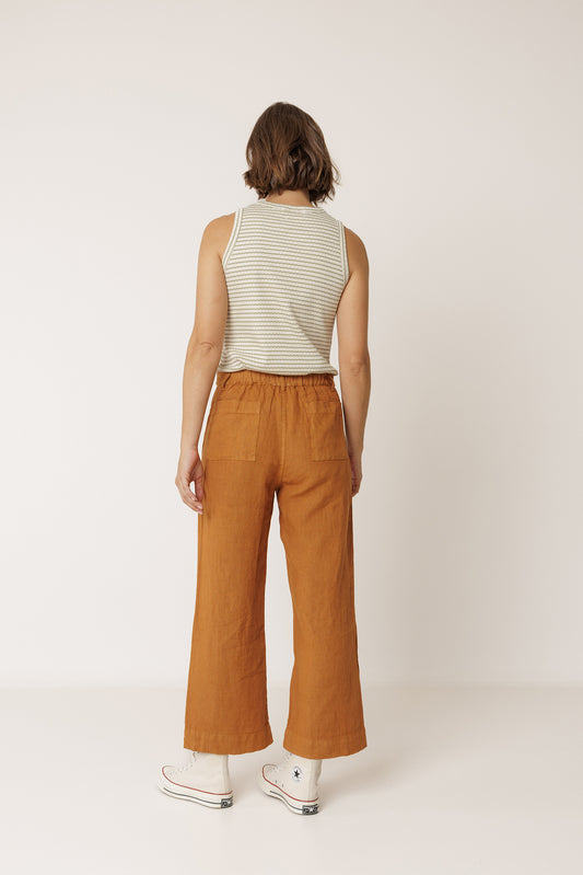 PANTALON FLUIDE EN LIN 4