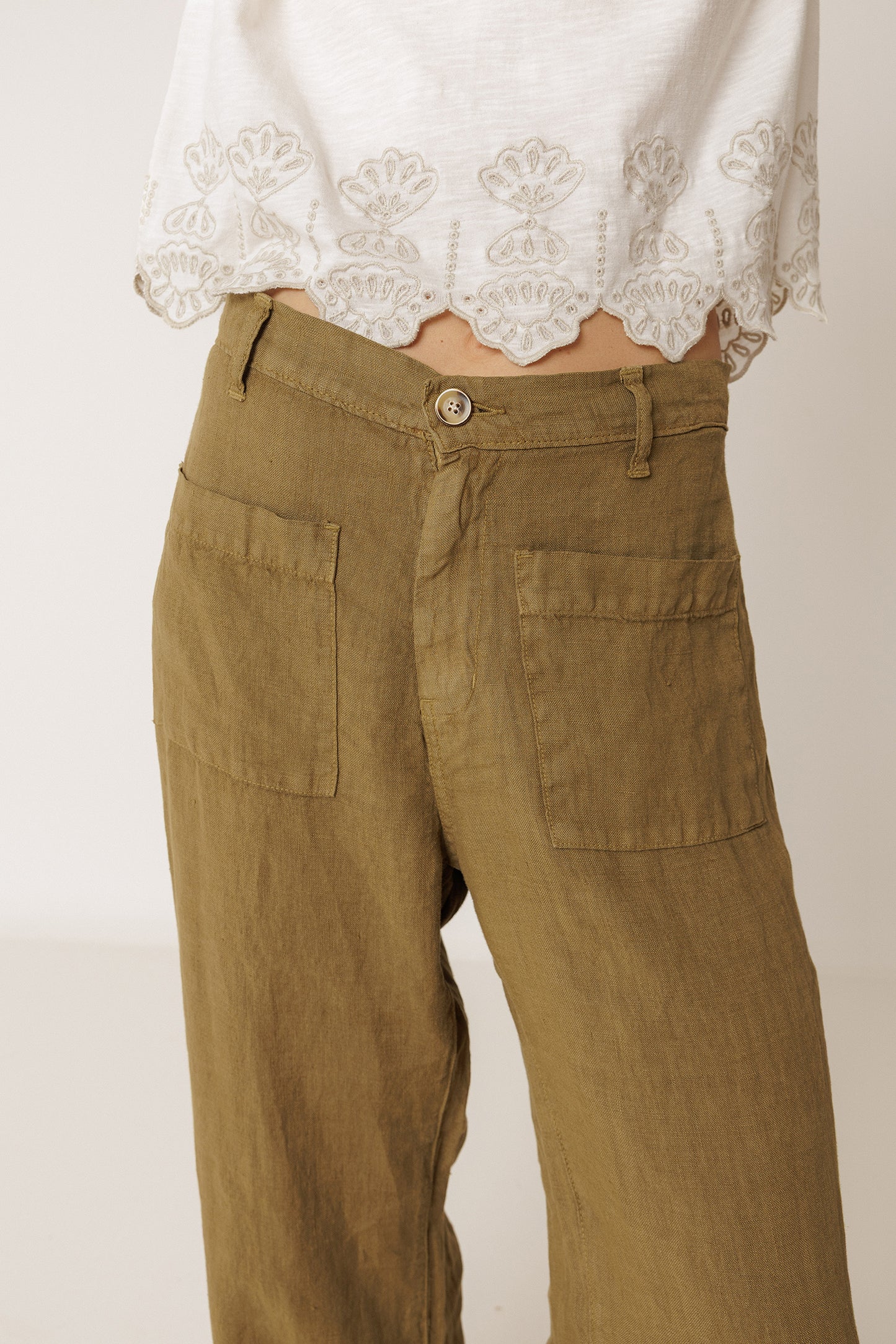 PANTALON FLUIDE EN LIN