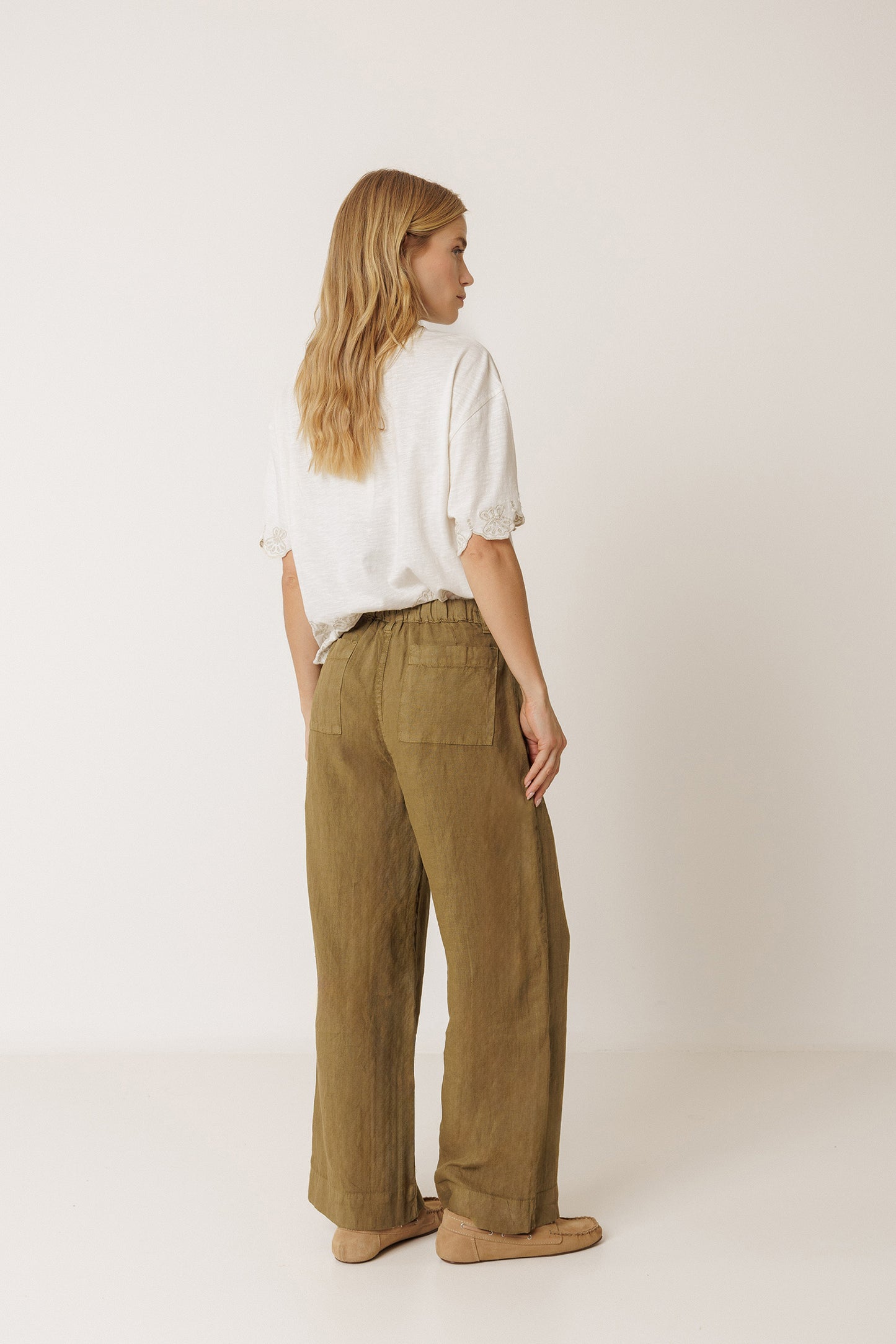 PANTALON FLUIDE EN LIN