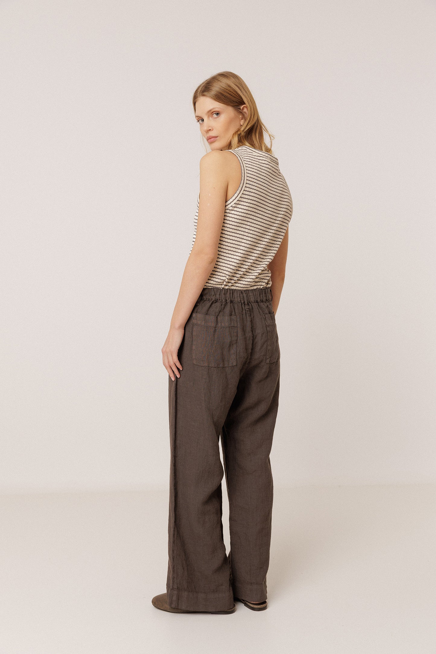 FLOWY LINEN PANT