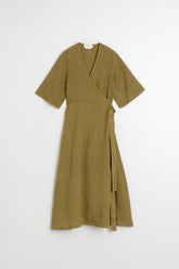 ROBE PORTEFEUILLE EN LIN