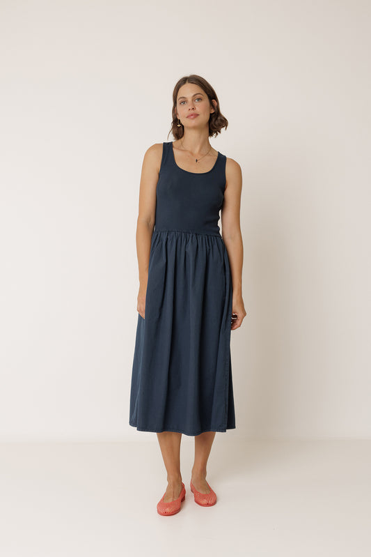 COMBINATION POPLIN DRESS 2