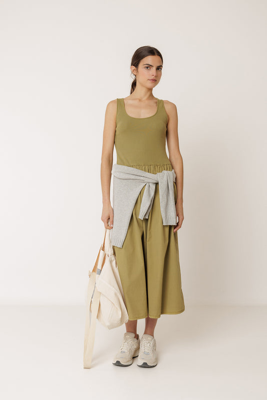 ROBE EN POPELINE COMBINÉE 2