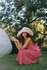 ROBE LONGUE CRÊPÉE