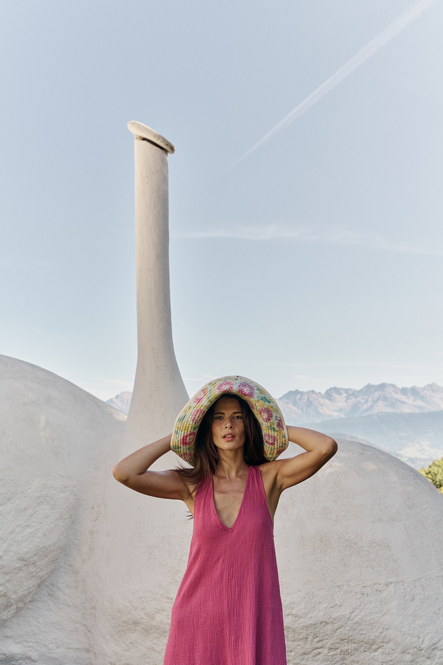 CREPE MAXI DRESS