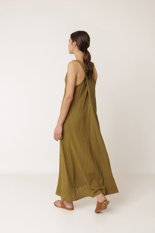 ROBE LONGUE CRÊPÉE 3