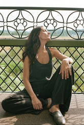 PANTALON LIN AVEC PINCES