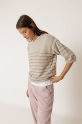 SAILOR-STRIPE SWEATER