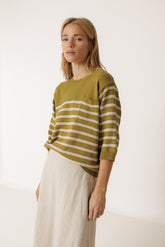 SAILOR-STRIPE SWEATER