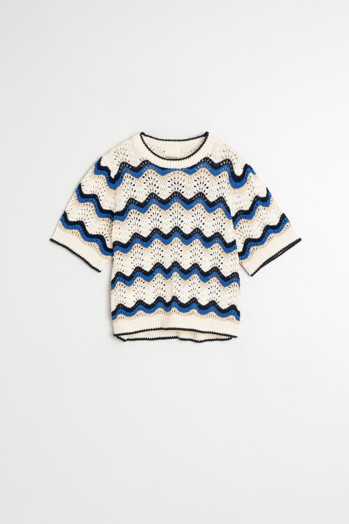 JERSEY CROCHET ZIG ZAG