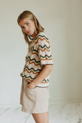 ZIG-ZAG CROCHET SWEATER