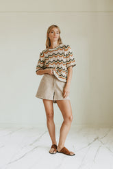 ZIG-ZAG CROCHET SWEATER