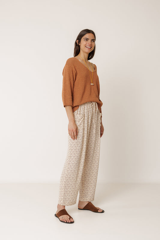 PULL BOUCLÉ EN COTON ORGANIQUE 1