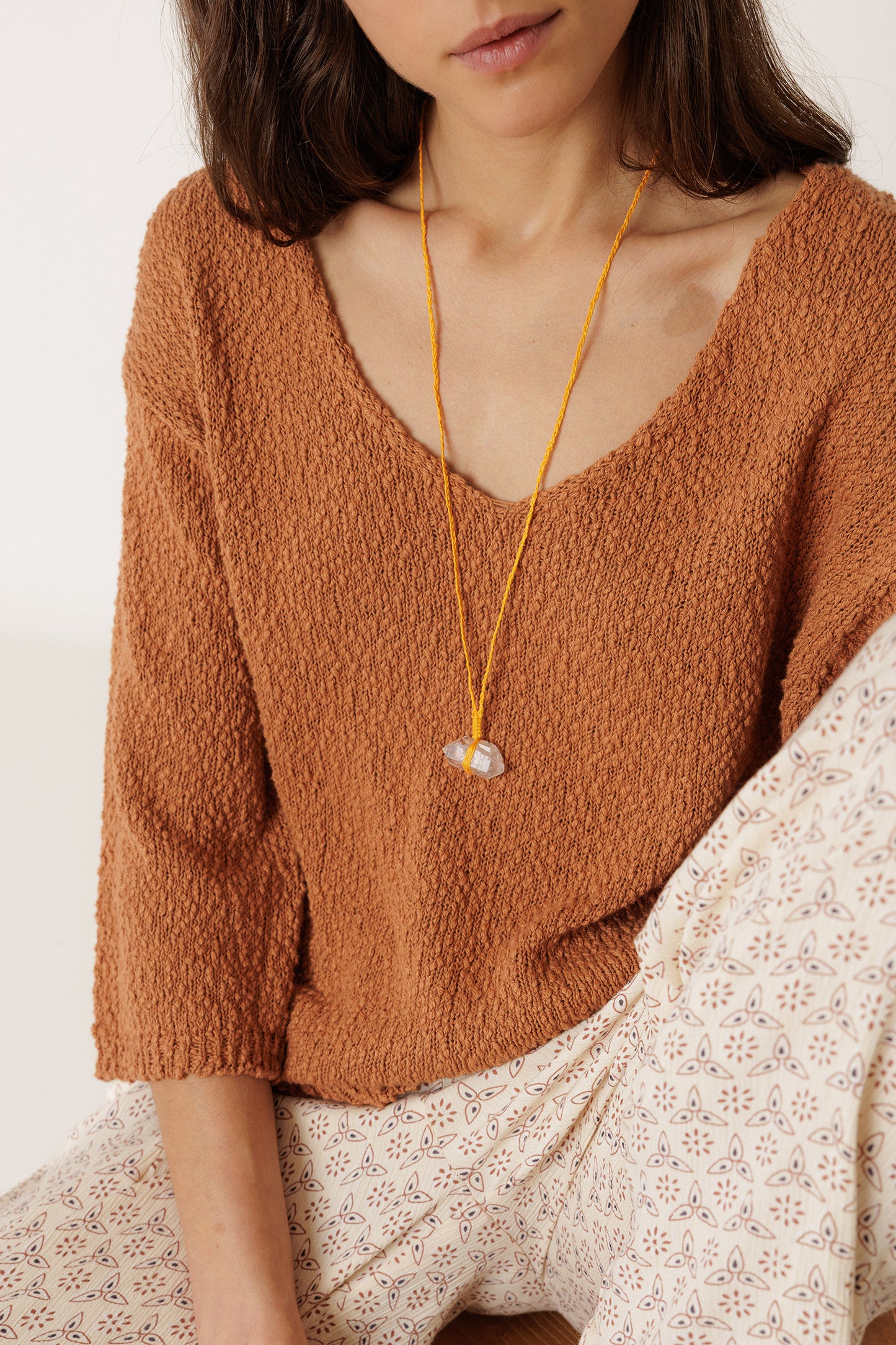 PULL BOUCLÉ EN COTON ORGANIQUE