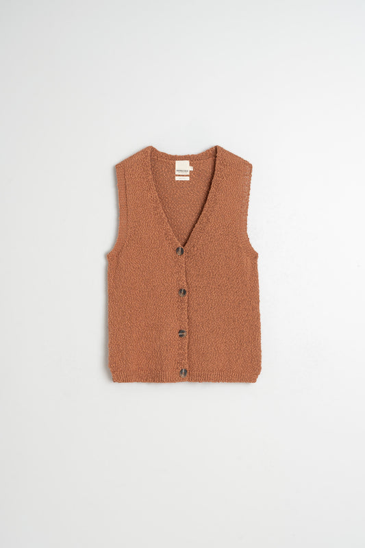 ORGANIC COTTON BOUCLÉ VEST 5