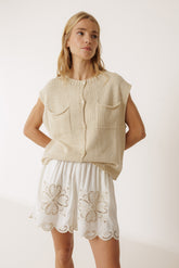 BOXY VEST WITH POCKETS
