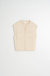 BOXY VEST WITH POCKETS