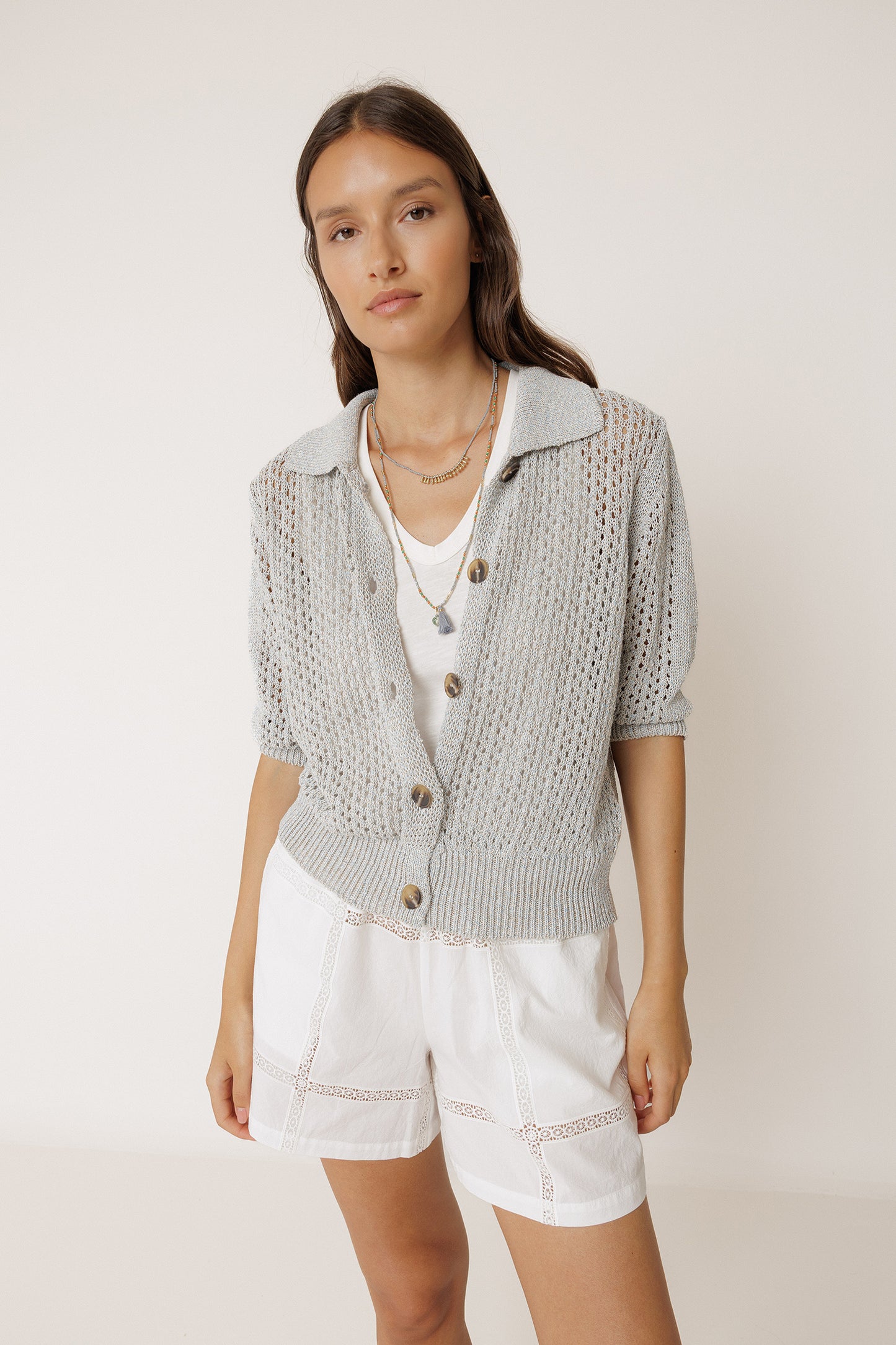 OPEN-KNIT JACKET