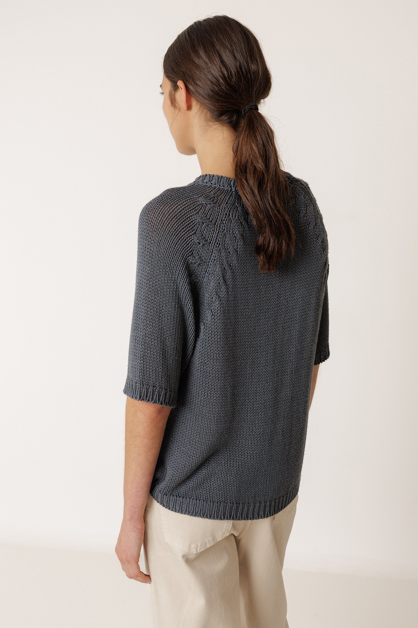 RIBBON-STITCH SWEATER