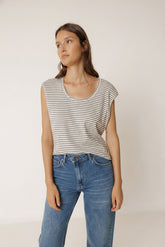 BOXY STRIPED TEE