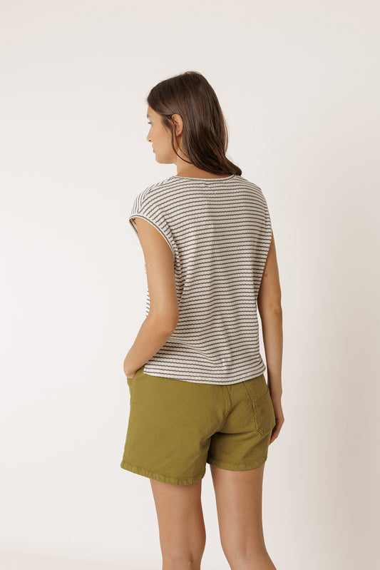 BOXY STRIPED TEE 3