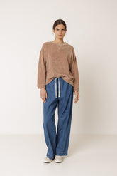 LARA TERRYCLOTH SWEATSHIRT