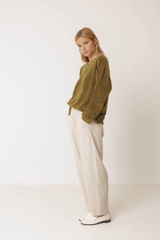 LARA TERRYCLOTH SWEATSHIRT 2