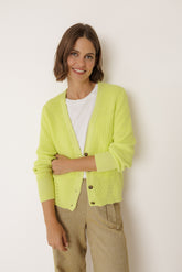 HALF-CARDIGAN JACKET
