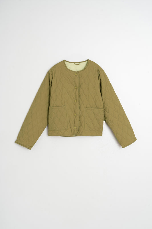 REVERSIBLE QUILTED COAT 6