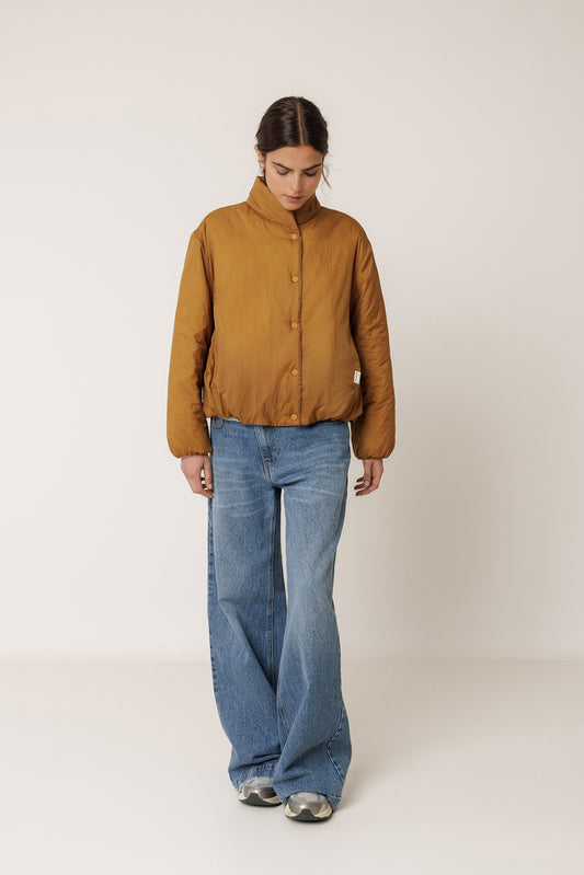 QUILTED SNAP-BUTTON COAT 2