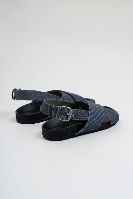 SANDALES CROISÉES EN JEAN 4