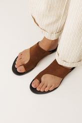 SUEDE LEATHER SANDALS