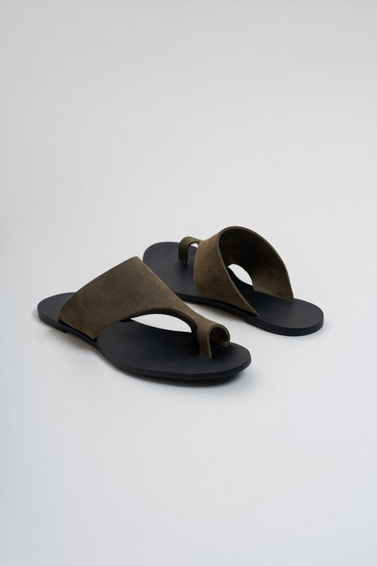 SUEDE LEATHER SANDALS 4