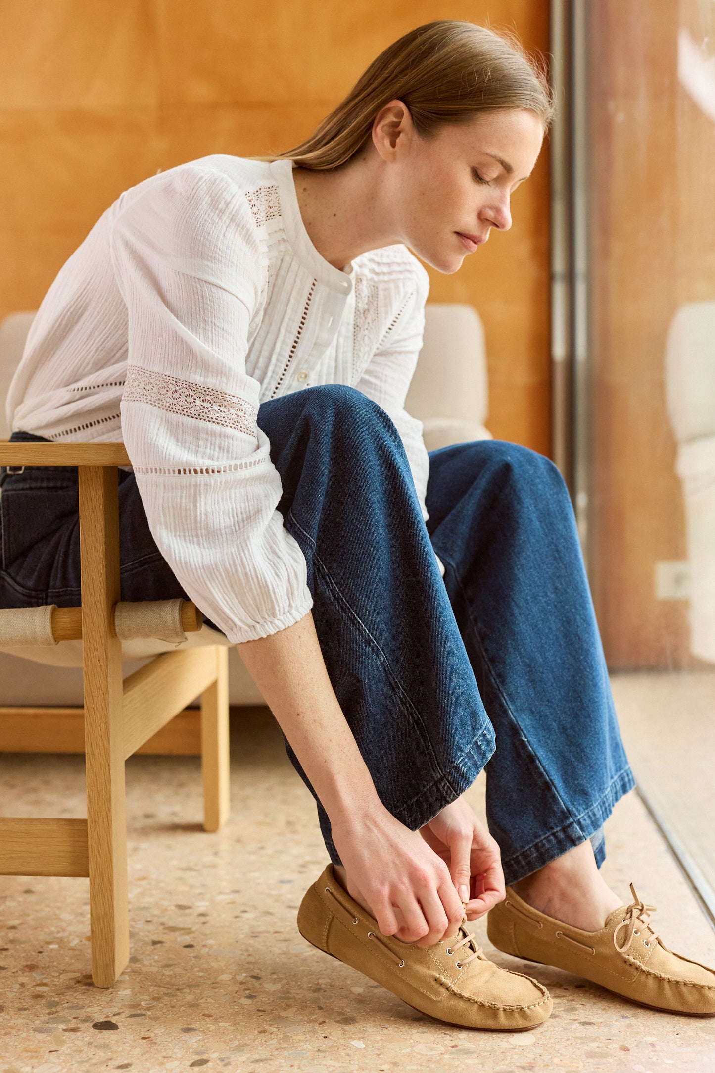 SUEDE LEATHER MOCCASIN