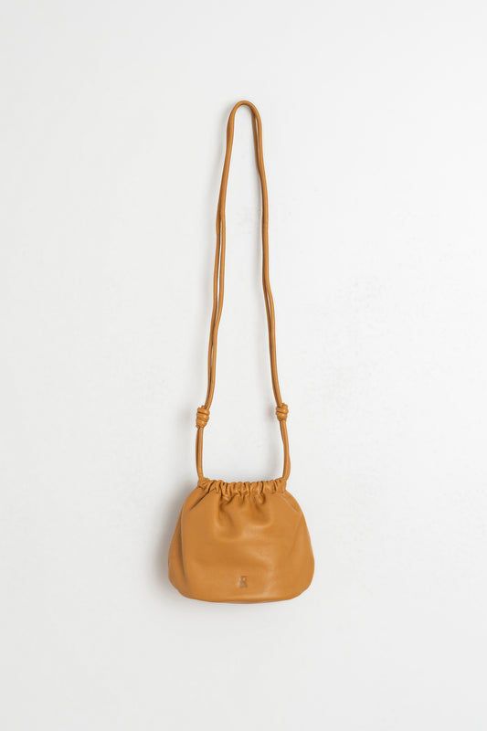 RUCHED LEATHER BAG 3