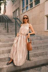 VESTIDO HALTER ESTAMPADO