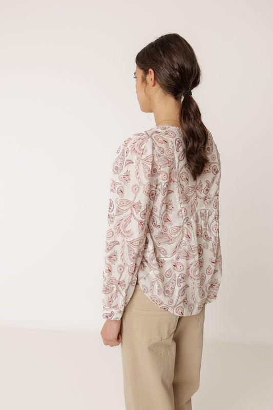 HEMSTITCH-DETAILS BLOUSE 5