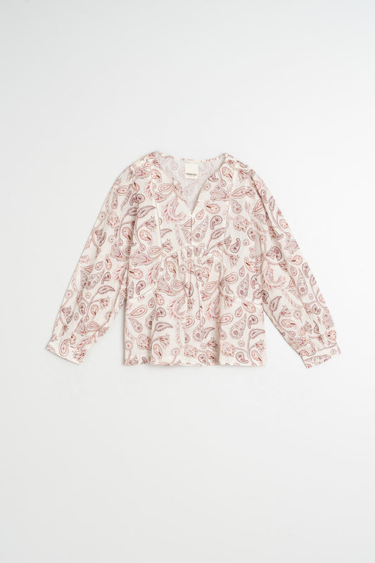 HEMSTITCH-DETAILS BLOUSE 6