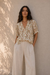 MICRO-RUFFLE SHIRT