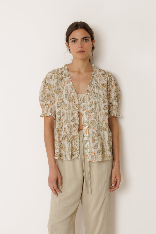 MICRO-RUFFLE SHIRT 2