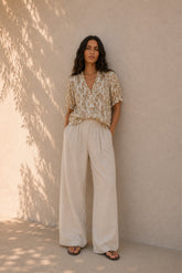 MICRO-RUFFLE SHIRT