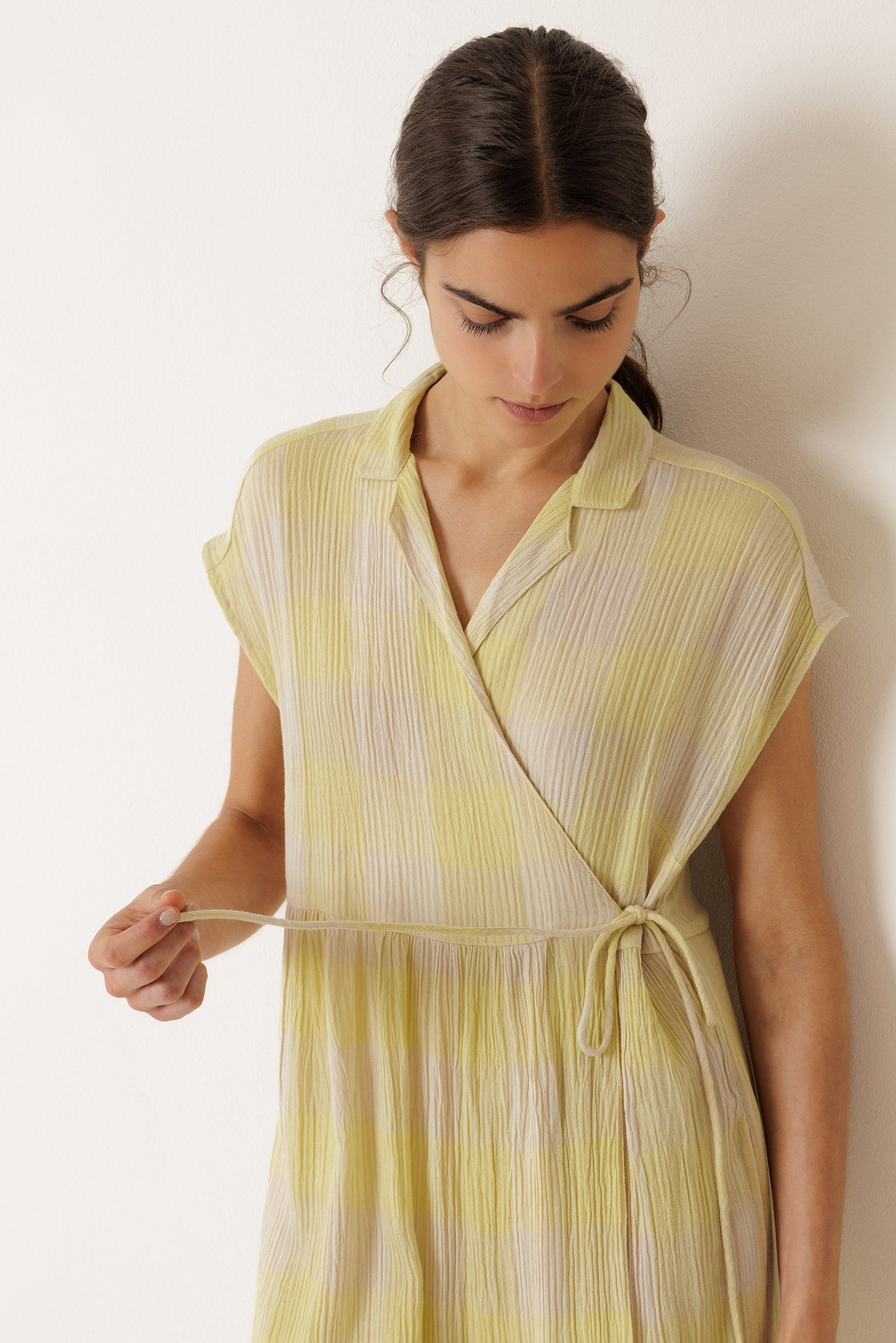 VESTIDO CRUZADO VICHY