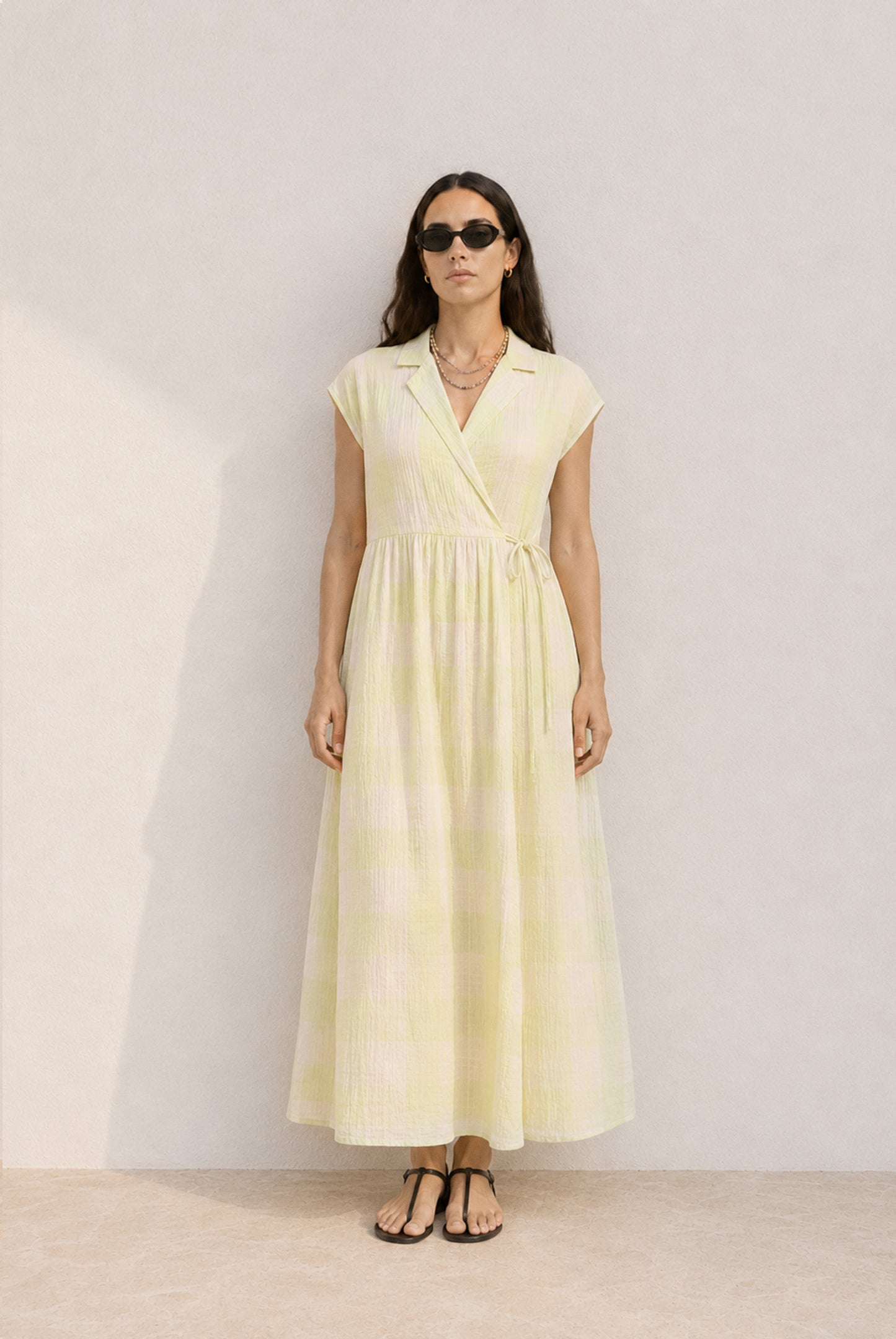 VESTIDO CRUZADO VICHY