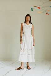 VESTIDO DETALLE BORDADO