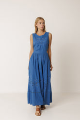 EMBROIDERED-DETAIL DRESS