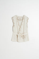 FLORAL EMBROIDERY TOP