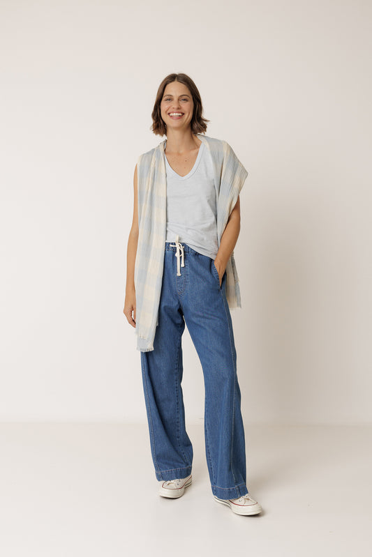 GINGHAM-CHECK HANDKERCHIEF 1