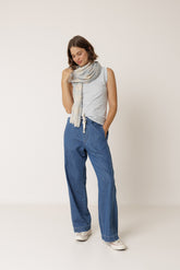 GINGHAM-CHECK HANDKERCHIEF